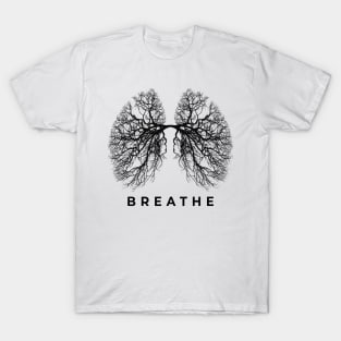 Breathe - Tree Lungs Of Nature - Just Breathe Yoga Tree Of Life T-Shirt T-Shirt